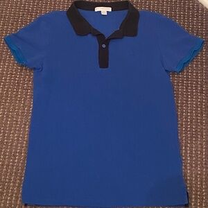 Boys 12Y Burberry S/S Polo Shirt
